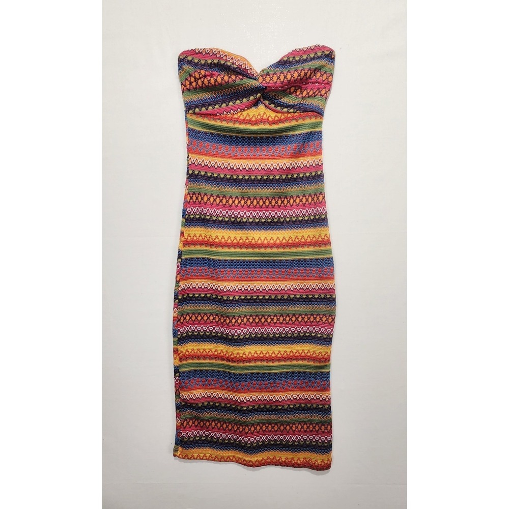 Unbranded Women's Multicolor Hippie Freshy Sleeveless Maxi Dress Size S